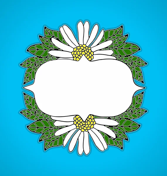 Floral frame — Stock Vector