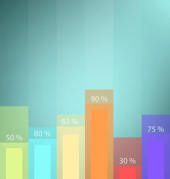 Diagrama vetorial simples — Vetor de Stock