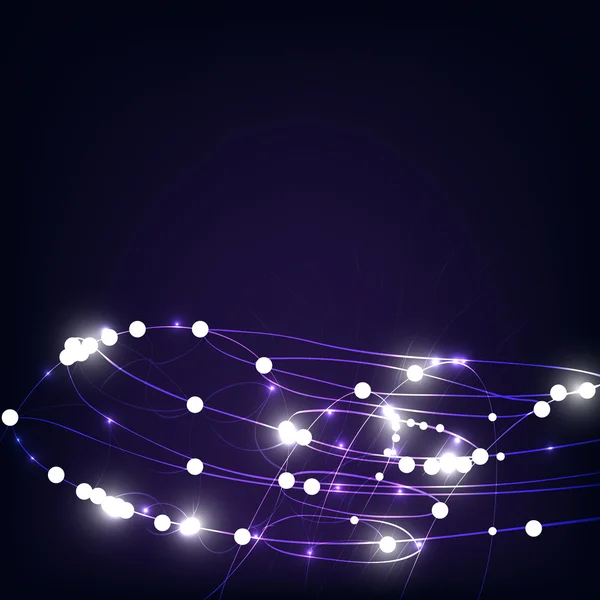 Işıklı soyut dijital dalga