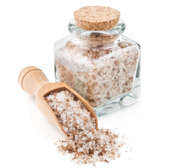 ガラス瓶の中のデンマークの燻製塩 — ストック写真