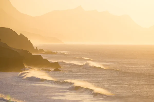 La Pared beach, Fuerteventura, Canarische eilanden, Spanje — Stockfoto