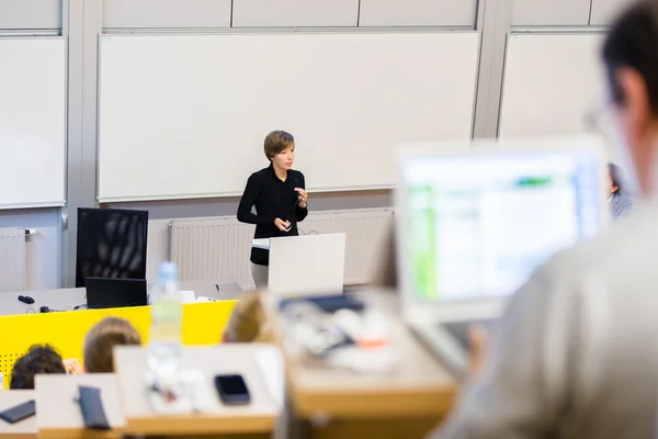 Lezing aan de universiteit. — Stockfoto