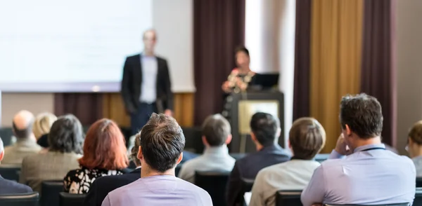 Publiken i föreläsningssalen. — Stockfoto