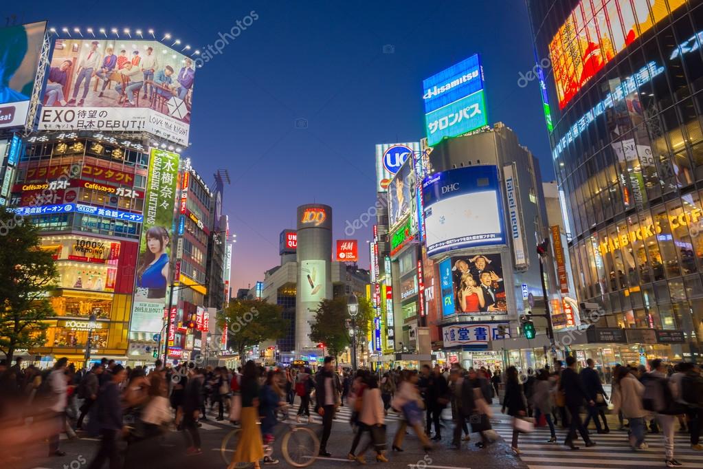 Pedestrians At Shibuya Crossing Tokio Japan Stock Editorial Photo C Kasto