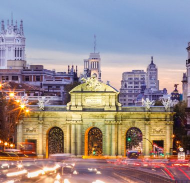 Puerta de alcala, madrid, İspanya