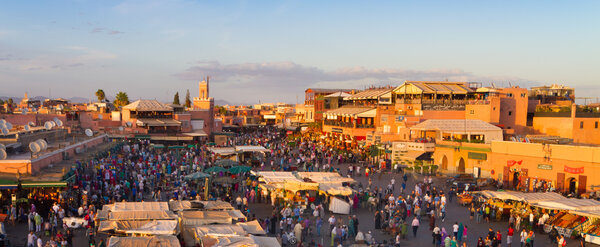 Jamaa el Fna, Marrakesh, Morocco.