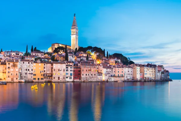 Kuststad Rovinj, Istrië, Kroatië. — Stockfoto