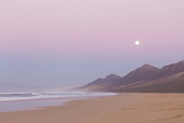 Cofete strandon, Fuerteventura, Kanári-szigetek, Spanyolország — Stock Fotó