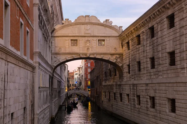 Bridge of Sighs, Benátky, Itálie. — Stock fotografie