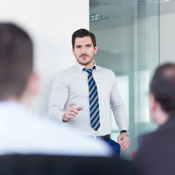 Business office teamvergadering. — Stockfoto