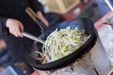 Açık sokak gıda festival yemek Cheff.