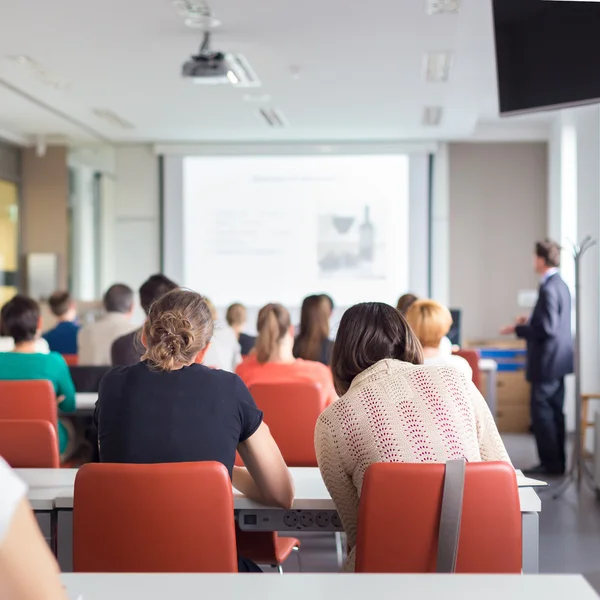 Lezing aan de universiteit. — Stockfoto