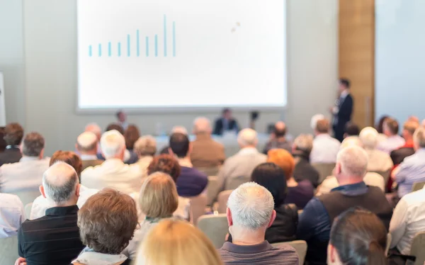 Publiken i föreläsningssalen. — Stockfoto