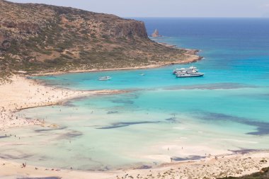 Yunanistan 'ın Girit adasındaki Balos plajı