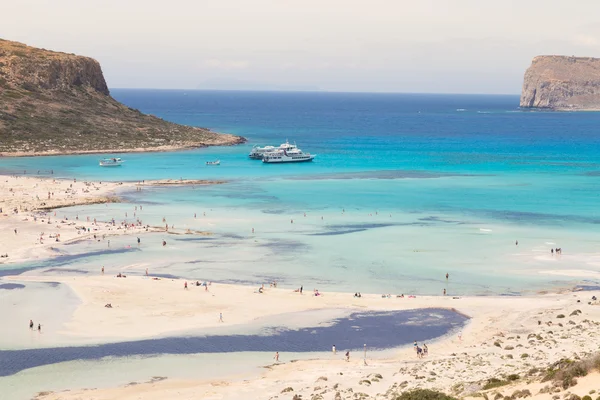 Pláž Balos na ostrově Kréta v Řecku — Stock fotografie