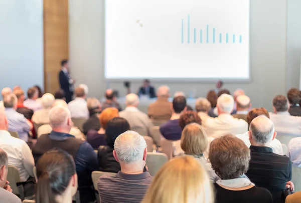 Publiken i föreläsningssalen. — Stockfoto