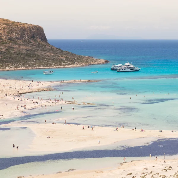 Plaja Balos din insula Creta din Grecia — Fotografie, imagine de stoc
