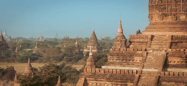 Vzorky Bagánu, Barmy, Myanmaru, Asie. — Stock fotografie