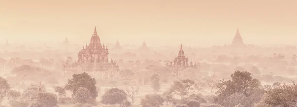 Templomok Bagan, Burma, Mianmar, Ázsia. — Stock Fotó