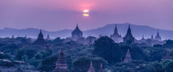 Templi di Bagan, Birmania, Myanmar, Asia. — Foto Stock
