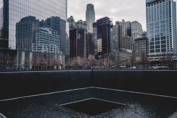 WTC Memorial Plaza, Manhattan, New York City. — Stockfoto