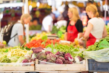 Farmers market stall. clipart