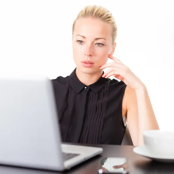 Mulher de negócios no escritório. — Fotografia de Stock