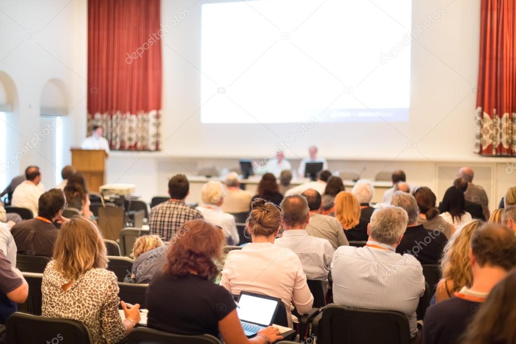 Audience at the conference hall.