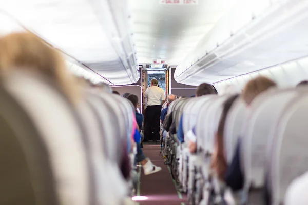 Pilote dans l'avion . — Photo