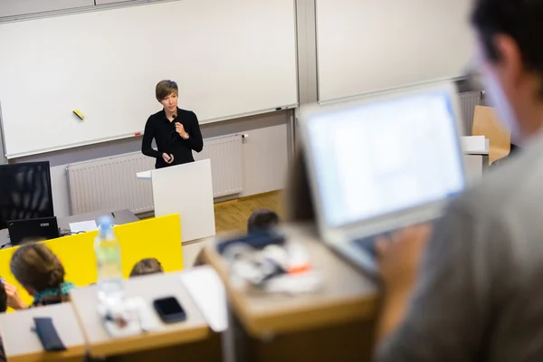 Lecture at university. — Stock Photo, Image