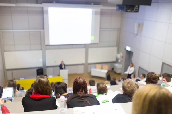 Lezing aan de universiteit. — Stockfoto