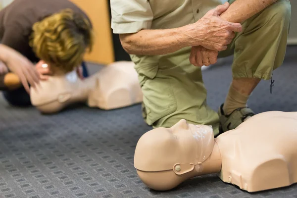 Elsősegélynyújtás Cpr szeminárium. — Stock Fotó