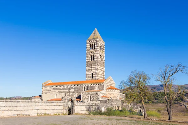 Romanische Kirche von Santa Trinita di Saccargia. — Stockfoto