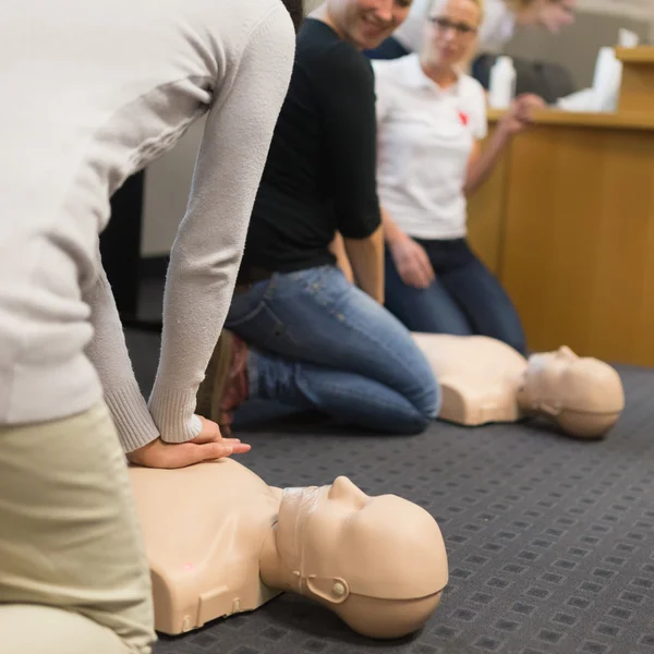 First aid CPR seminar. — Stock Photo, Image