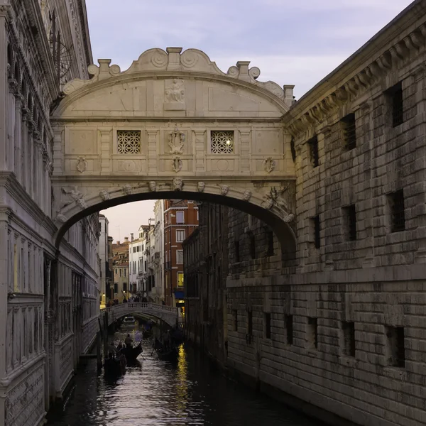 Bridge of Sighs, Velence, Olaszország. — Stock Fotó