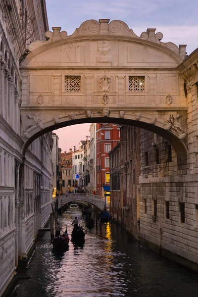 Bridge of Sighs, Benátky, Itálie. — Stock fotografie