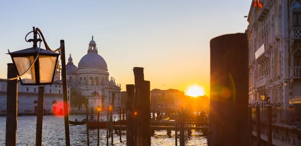 Venedig i solnedgången. — Stockfoto