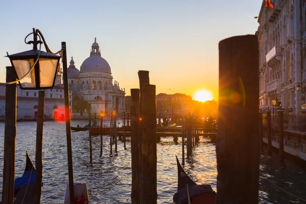 Venedik'te günbatımı. — Stok fotoğraf