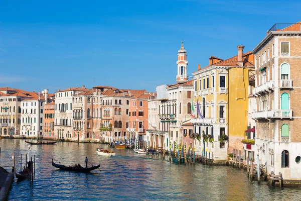 Grande canal em Veneza, itália. — Fotografia de Stock