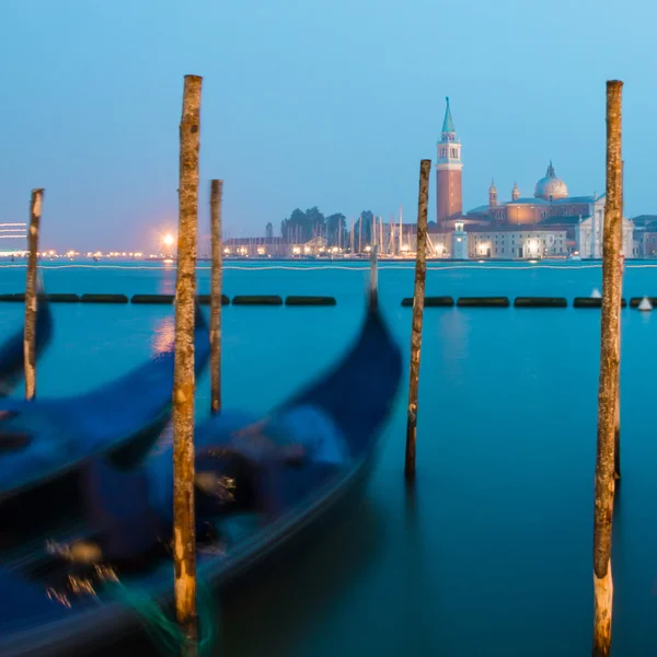 Gondoler i Venedig, Italien, eu. — Stockfoto