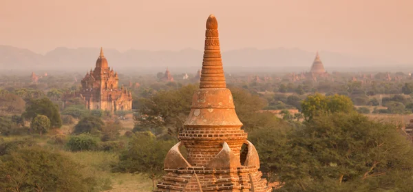 Tamples of Bagan, Birmânia, Mianmar, Ásia. — Fotografia de Stock