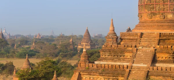 Tamples of Bagan, Birmânia, Mianmar, Ásia. — Fotografia de Stock