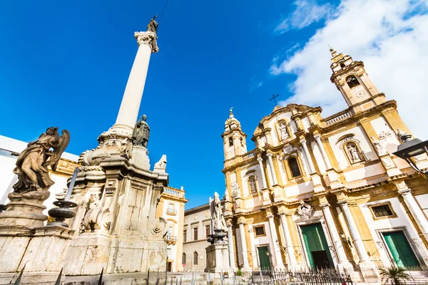 Igreja de São Domingos, Palermo, Itália . — Fotografia de Stock