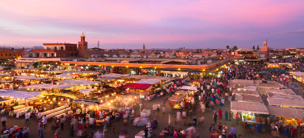 Jamaa el Fna, Marrakesh, Morocco.