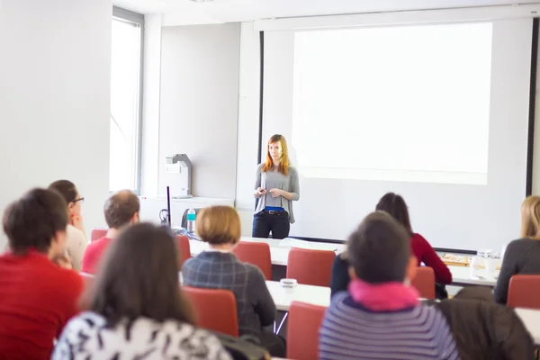 Lecture at university. — Stock Photo, Image