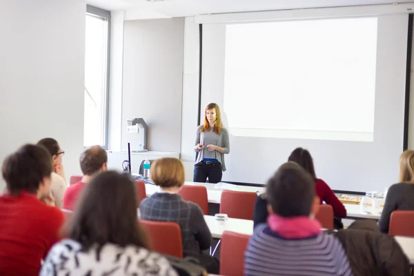 Lecture at university. — Stock Photo, Image