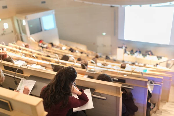 Audience in the lecture hall.