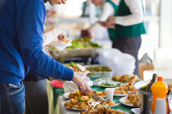 Banquet pause déjeuner à la réunion de la conférence . — Photo