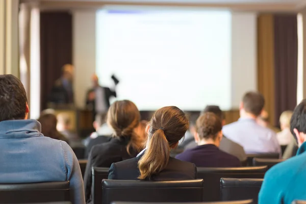 Audience in the lecture hall. — Stock Photo, Image