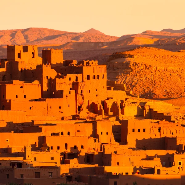 Ait Benhaddou, Ouarzazate, Marrocos . — Fotografia de Stock